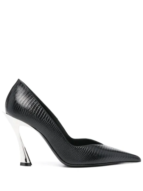 Mugler zapatillas con tacón de 100mm