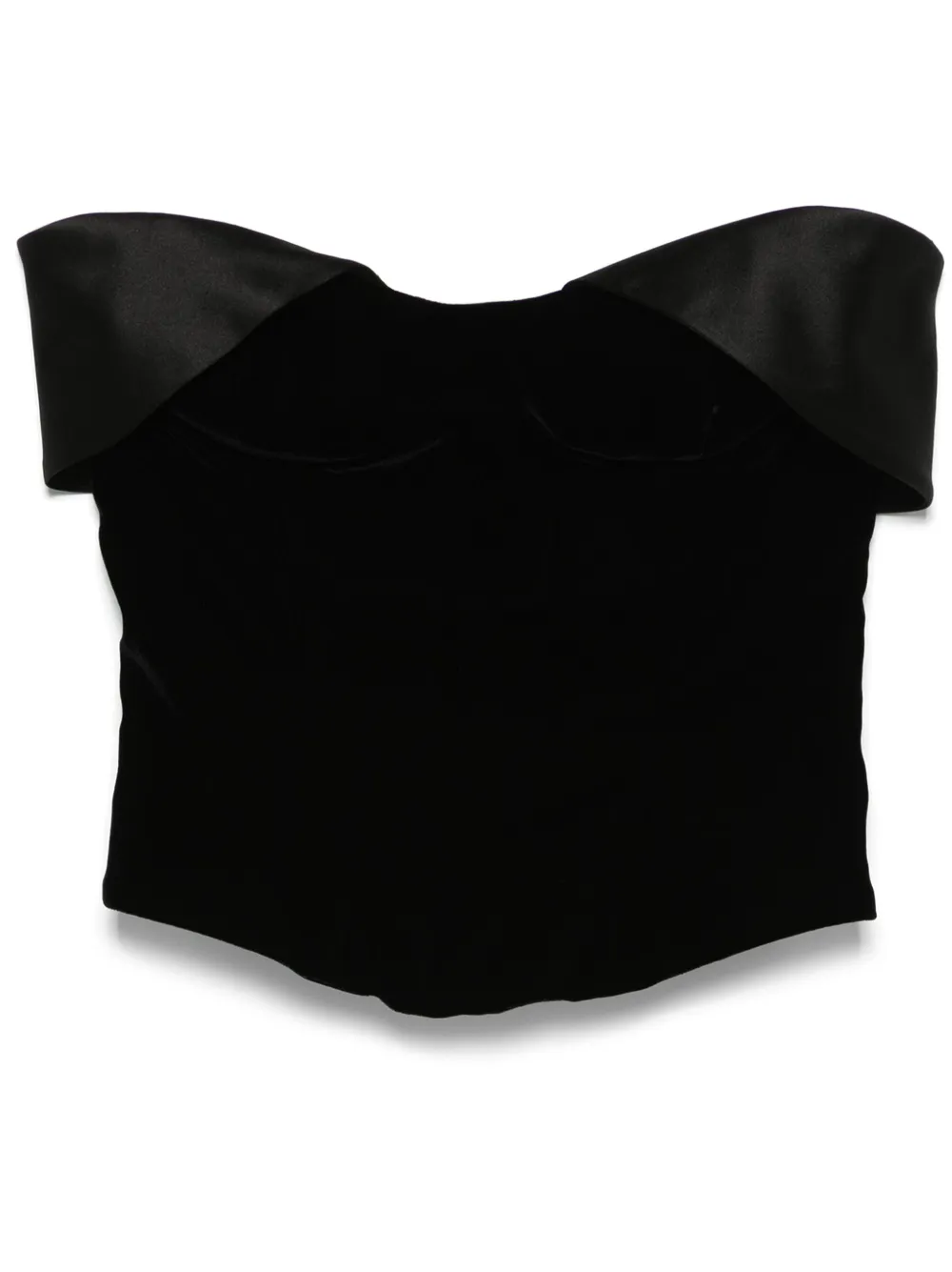 velvet corset top