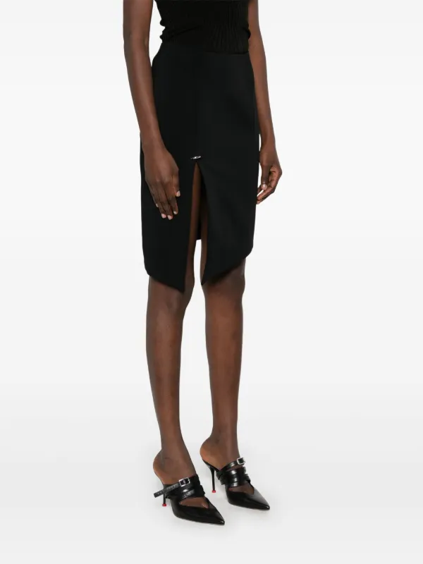MUGLER ロングスカート Mugler スカート | ブラック | FARFETCH JP
