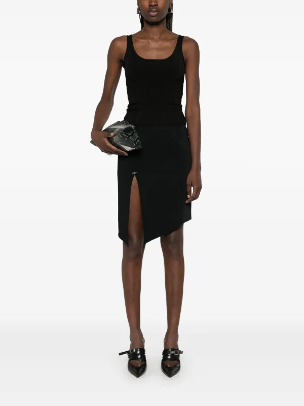 MUGLER ロングスカート フォックスカシミヤ Iラインロングスカート｜トゥモローランド