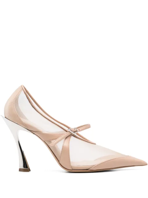 Mugler zapatillas Fang con tacón de 95mm
