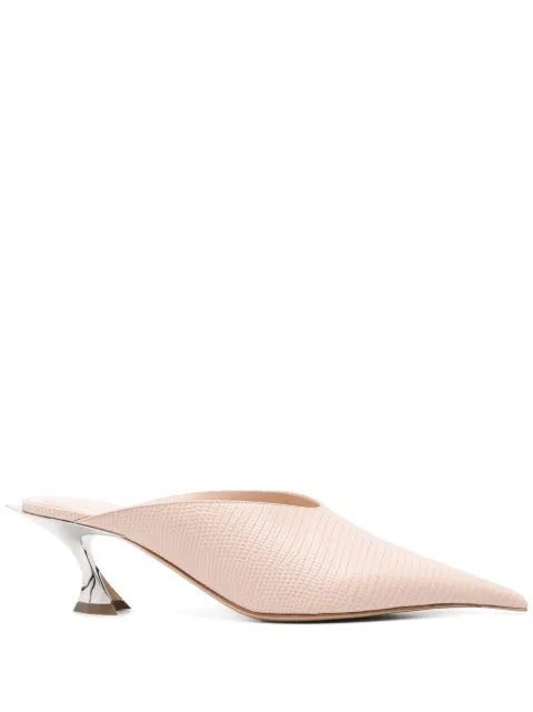 Mugler 55mm Fang mules
