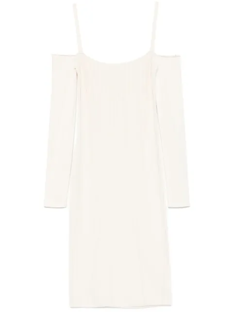 Mugler boning-detail knitted midi dress 25P2RO17251133 - 0