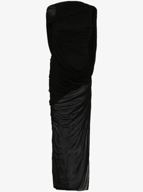 Mugler draped backless gown 