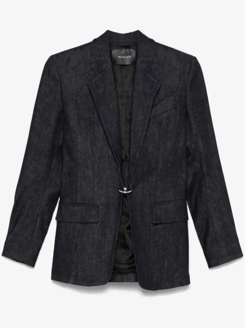 Mugler pierced tailored blazer