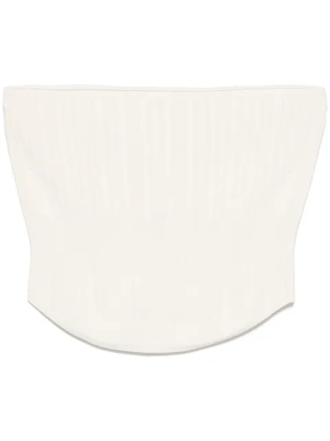 Mugler boning-detail top