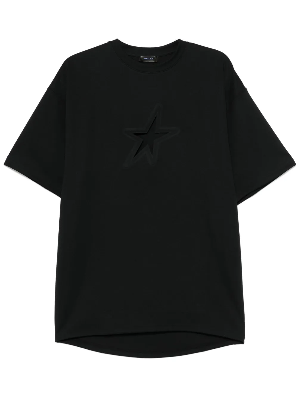 Mugler スター Tシャツ - ブラック Mugler スター Tシャツ - ブラック
