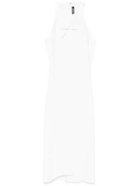 Mugler star-motif sleeveless midi dress
