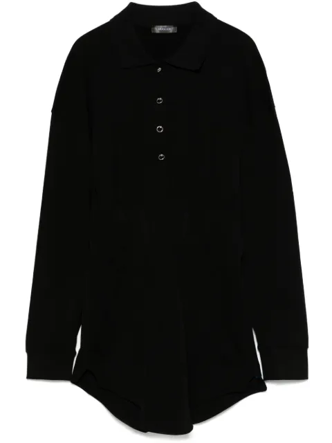 Mugler corseted polo mini dress