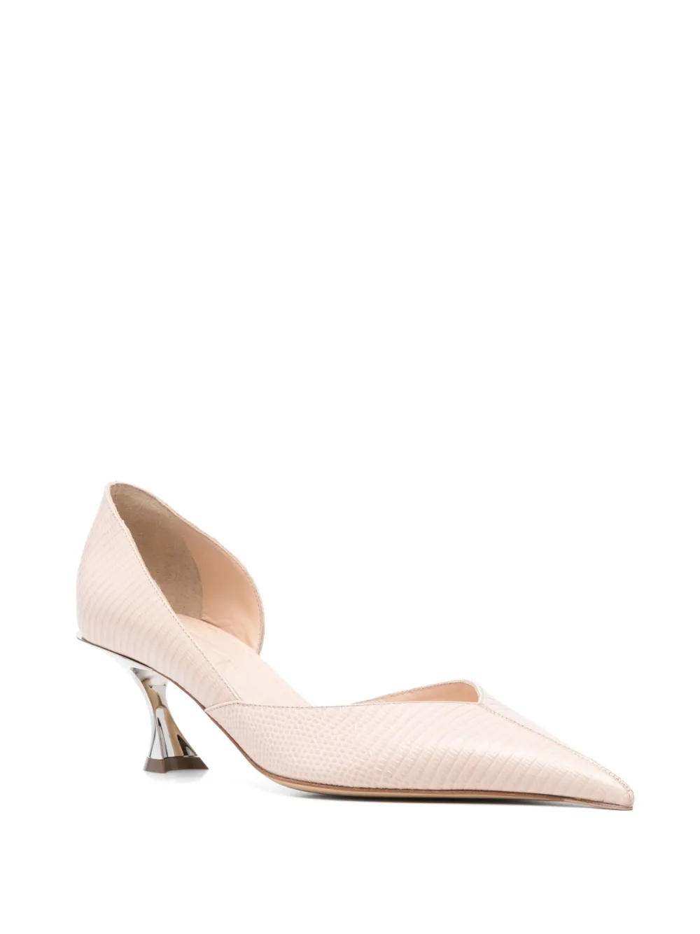 Mugler 55mm Fang pumps - Beige