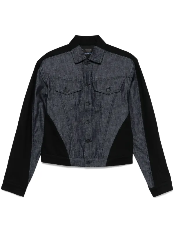 【関税込み】Mugler デニムジャケット Mugler デニムジャケット | ブルー | FARFETCH JP