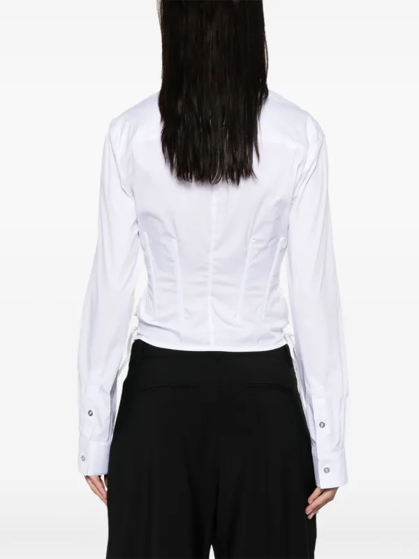 Mugler  ミュグレー コルセットウエスト フルジップフーディー M ミュグレー（MUGLER）2024春夏コレクション | ファッション