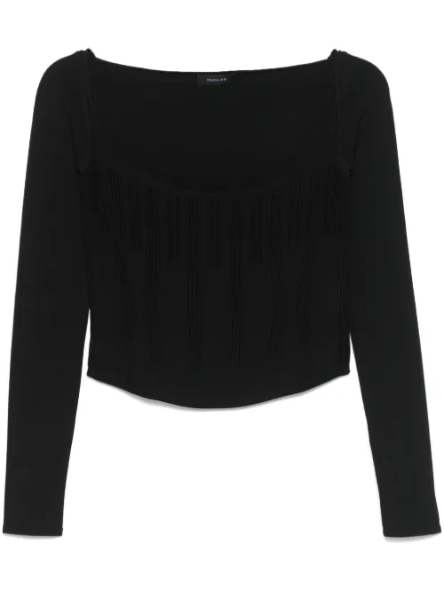 Pull à détails de fentes - Mugler - Modalova
