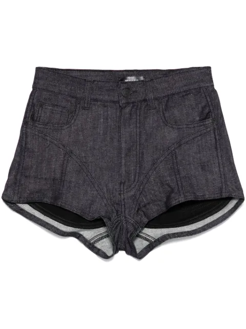 Mugler shorts de mezclilla