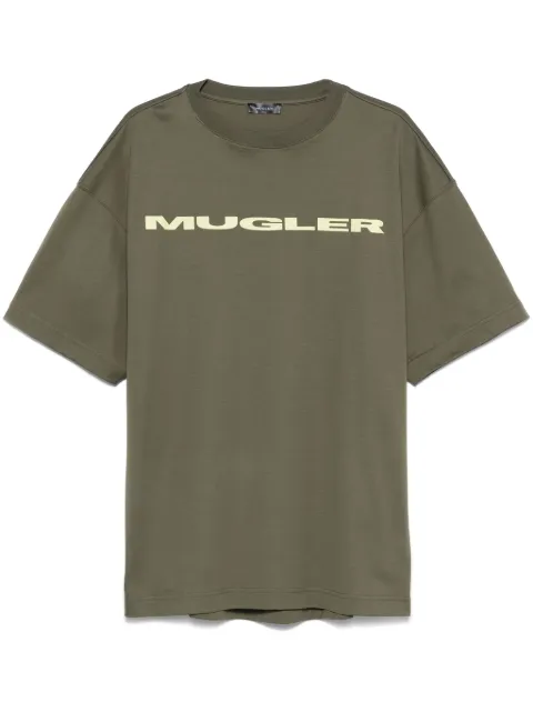 Mugler logo-appliqué T-shirt