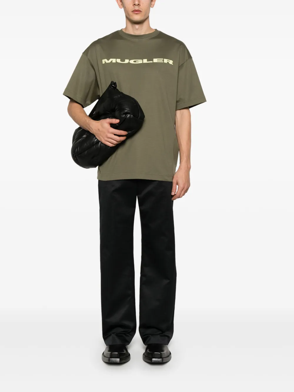 Mugler playera con aplique del logo | Playeras | Image 2