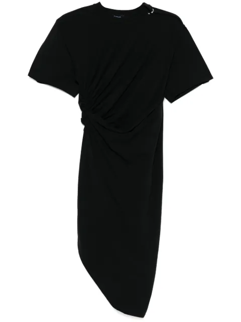 Mugler piercing-detail midi dress