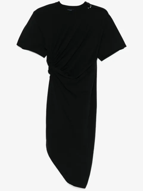 Mugler piercing-detail midi dress
