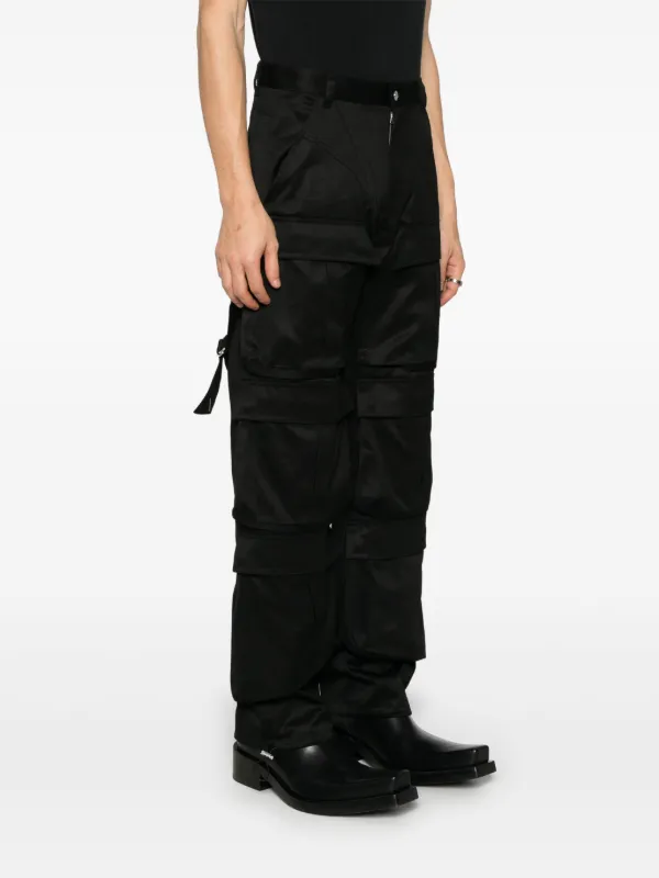 【関税込み】Mugler ブラック リラックスフィット カーゴパンツ black cargo pants | MUGLER Official Website – Mugler