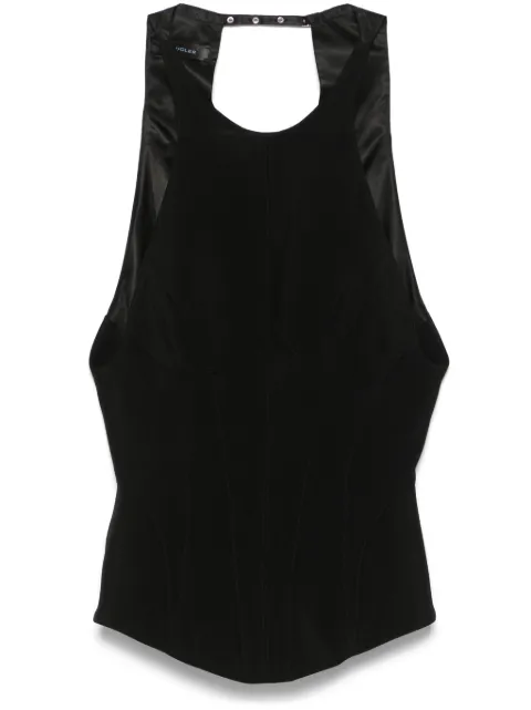 Mugler tailored halterneck top
