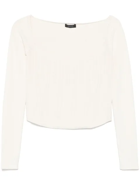 Mugler boning-detail sweater