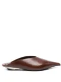 Mugler fang mules - Brown