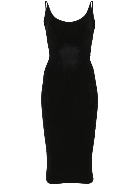 Mugler knitted midi dress