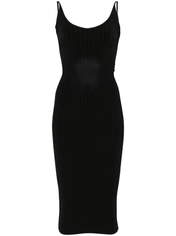Mugler ニットドレス | ブラック | FARFETCH JP