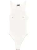 Mugler pierced bodysuit - Neutrals