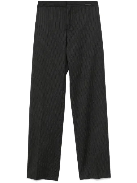 Mugler pantalones a rayas