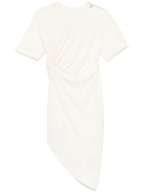 Mugler piercing-detail midi dress