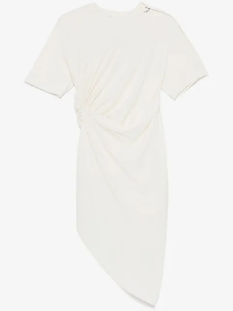 Mugler piercing-detail midi dress