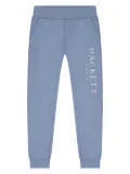 Hackett Kids logo-print track pants - Blue