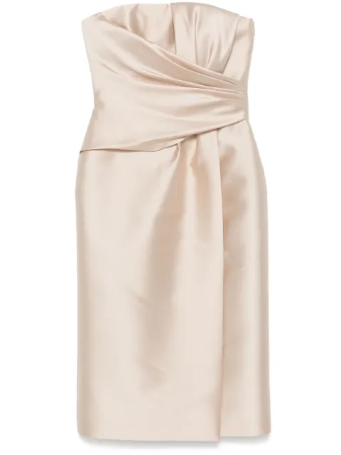 Alberta Ferretti strapless midi dress