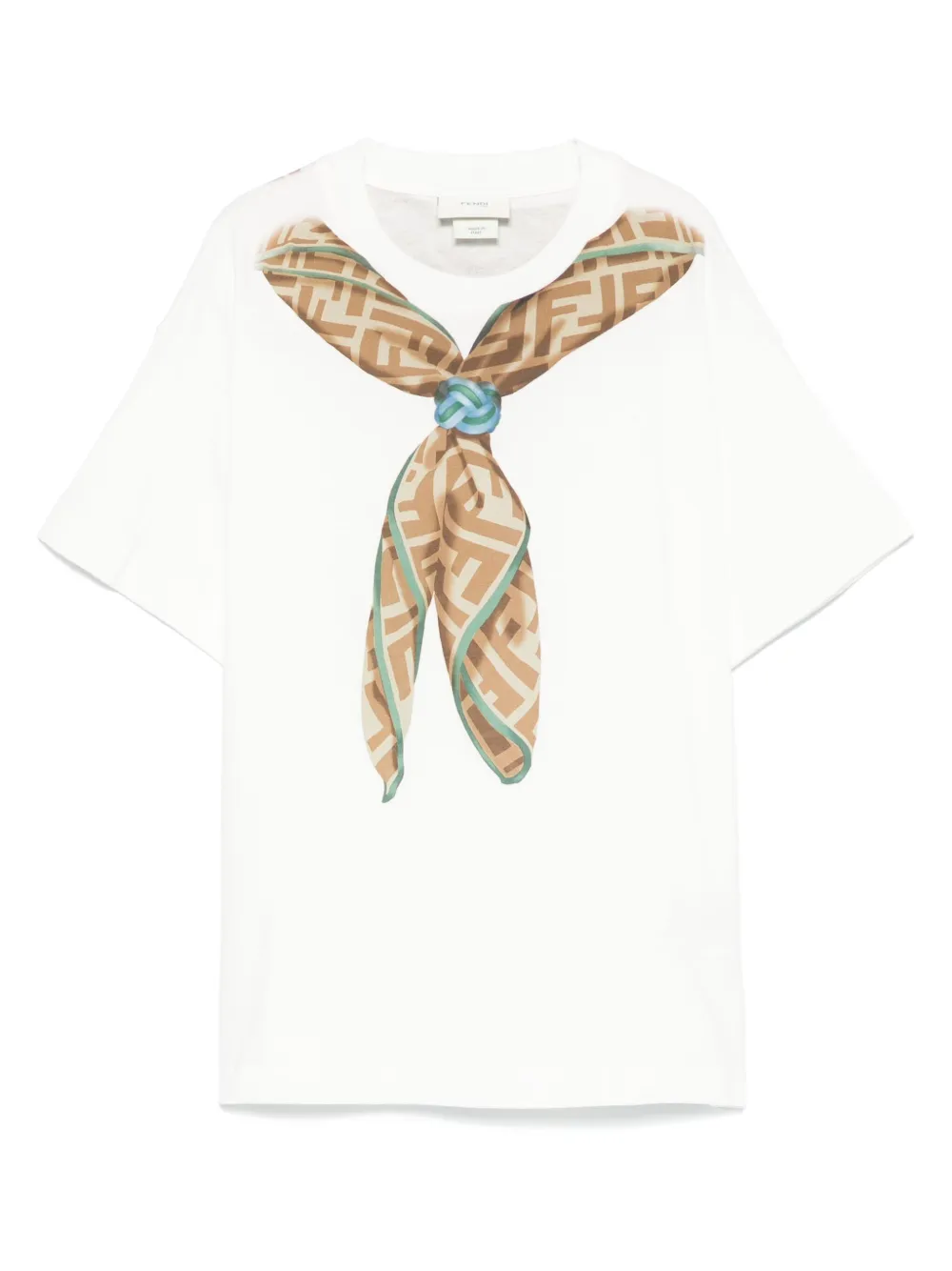 Fendi Kids playera con estampado gráfico | blanco | Image 1