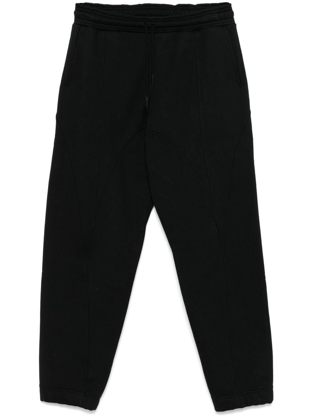 Mugler cotton track trousers - Black