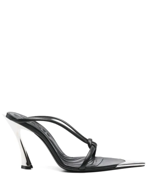 Mugler 105mm nappa sandals