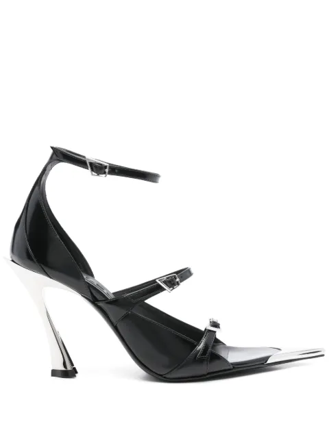 Mugler 95mm leather sandals