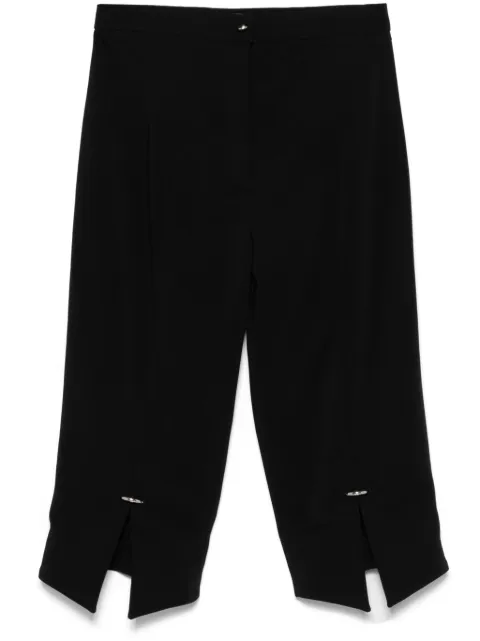 Mugler pierced cropped trousers 