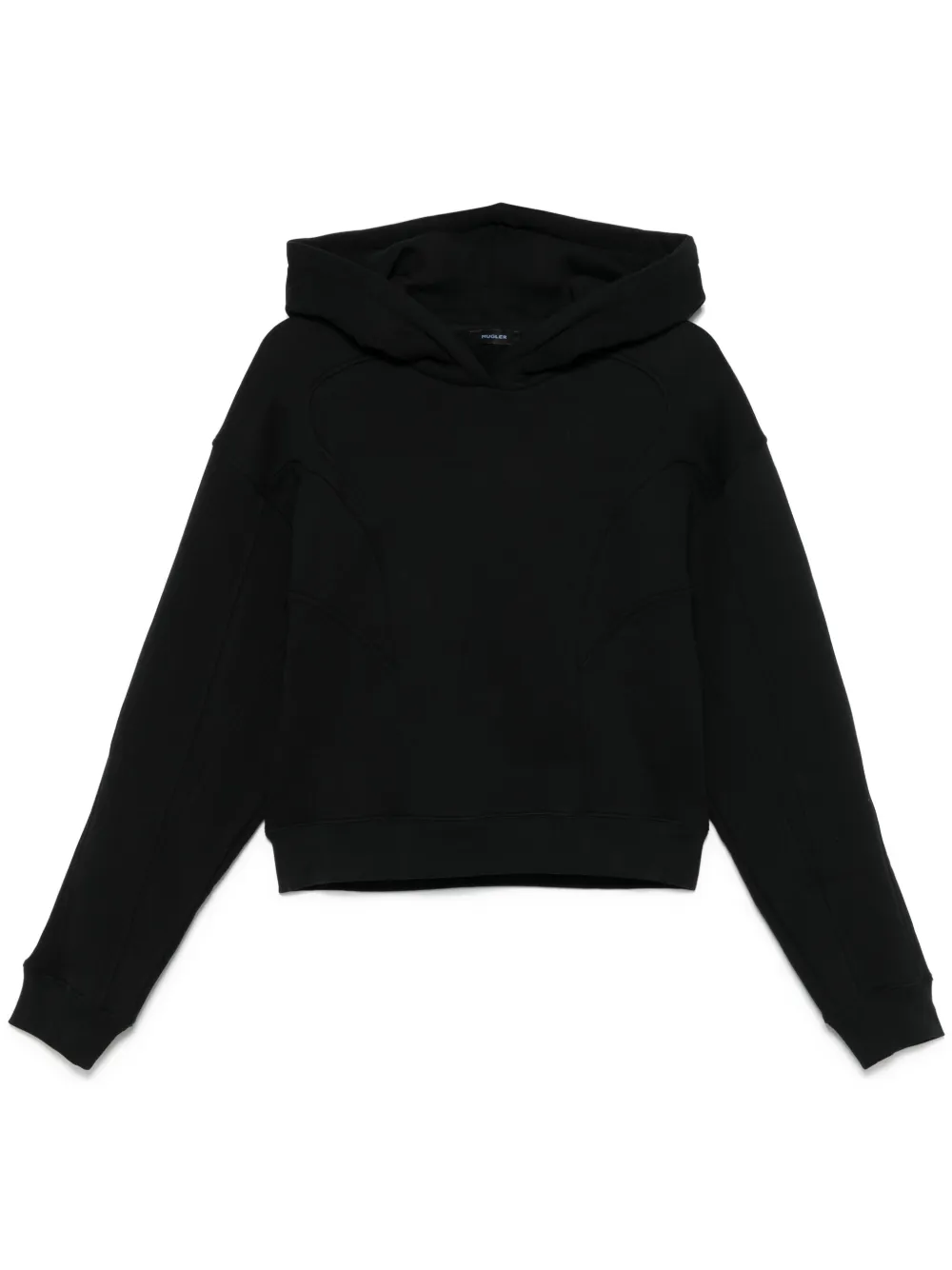 spiral cropped hoodie