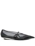 Mugler mesh ballet flats - Black