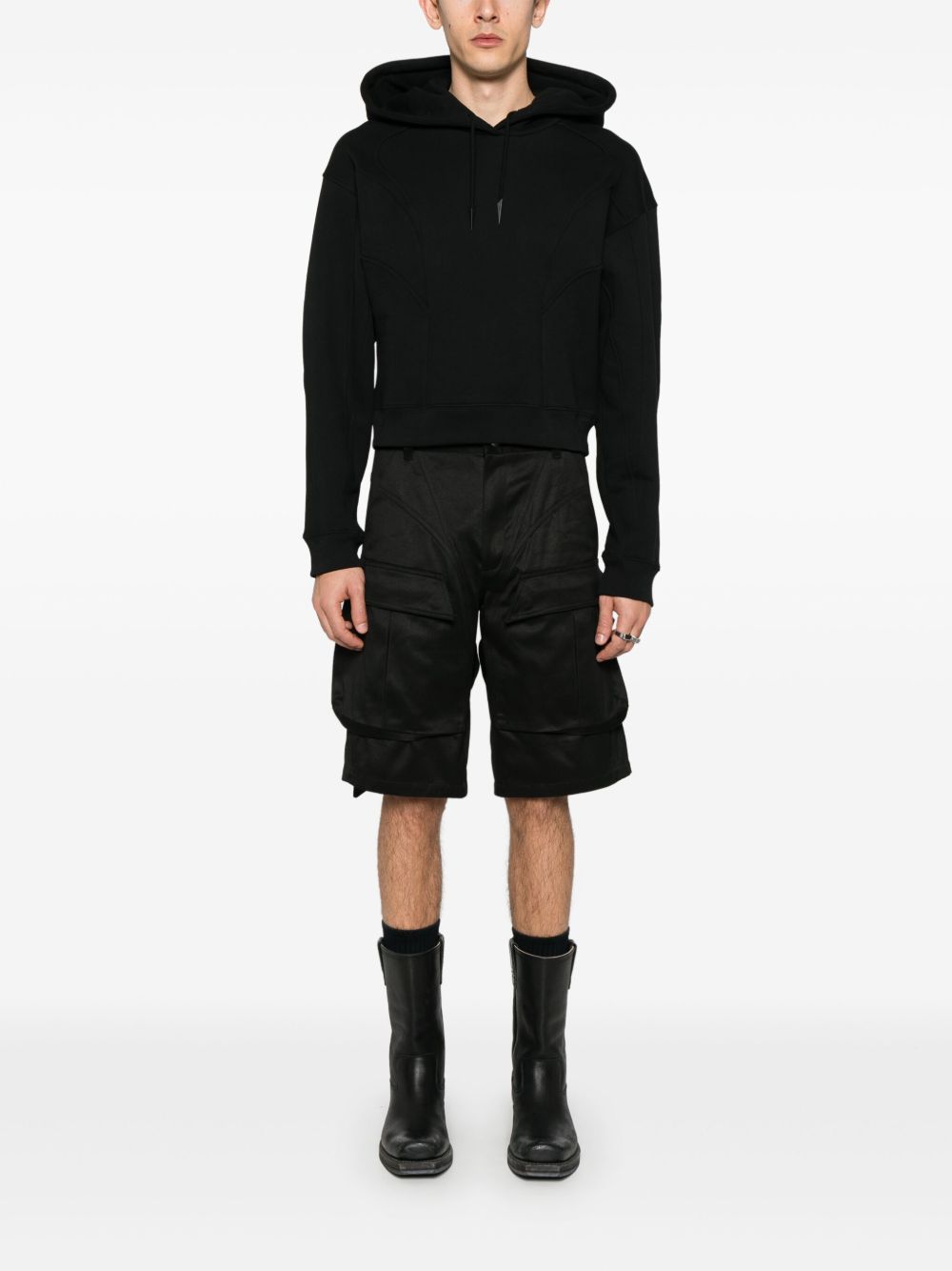 Mugler Cargo shorts - Zwart