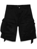 Mugler cargo shorts - Black