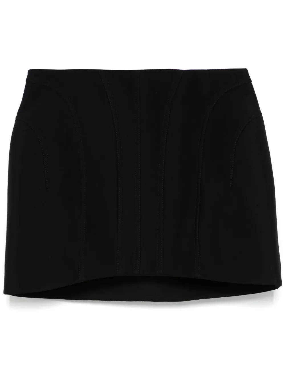 tailored mini skirt