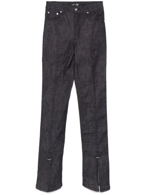 Mugler piercing-detail jeans