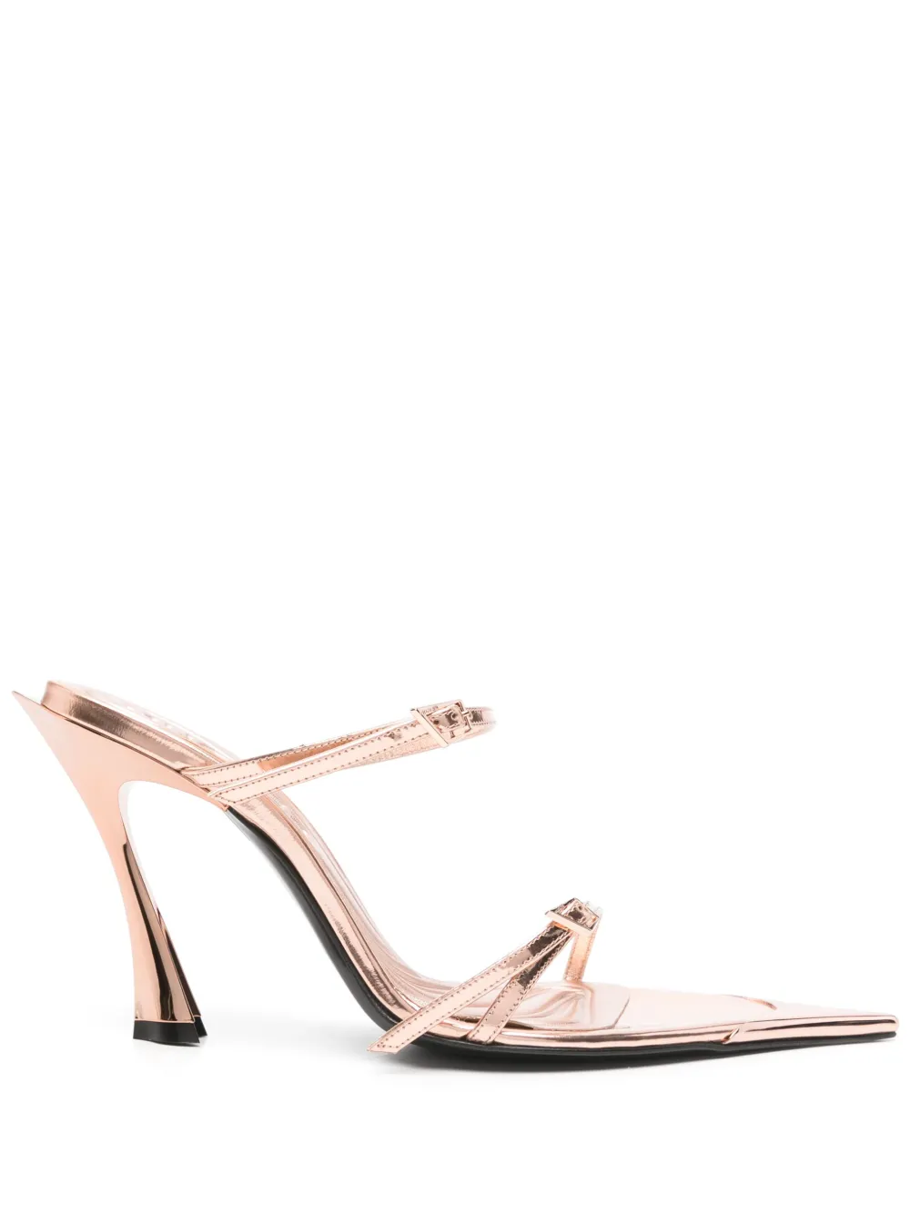 Mugler 95mm Fang sandals Pink