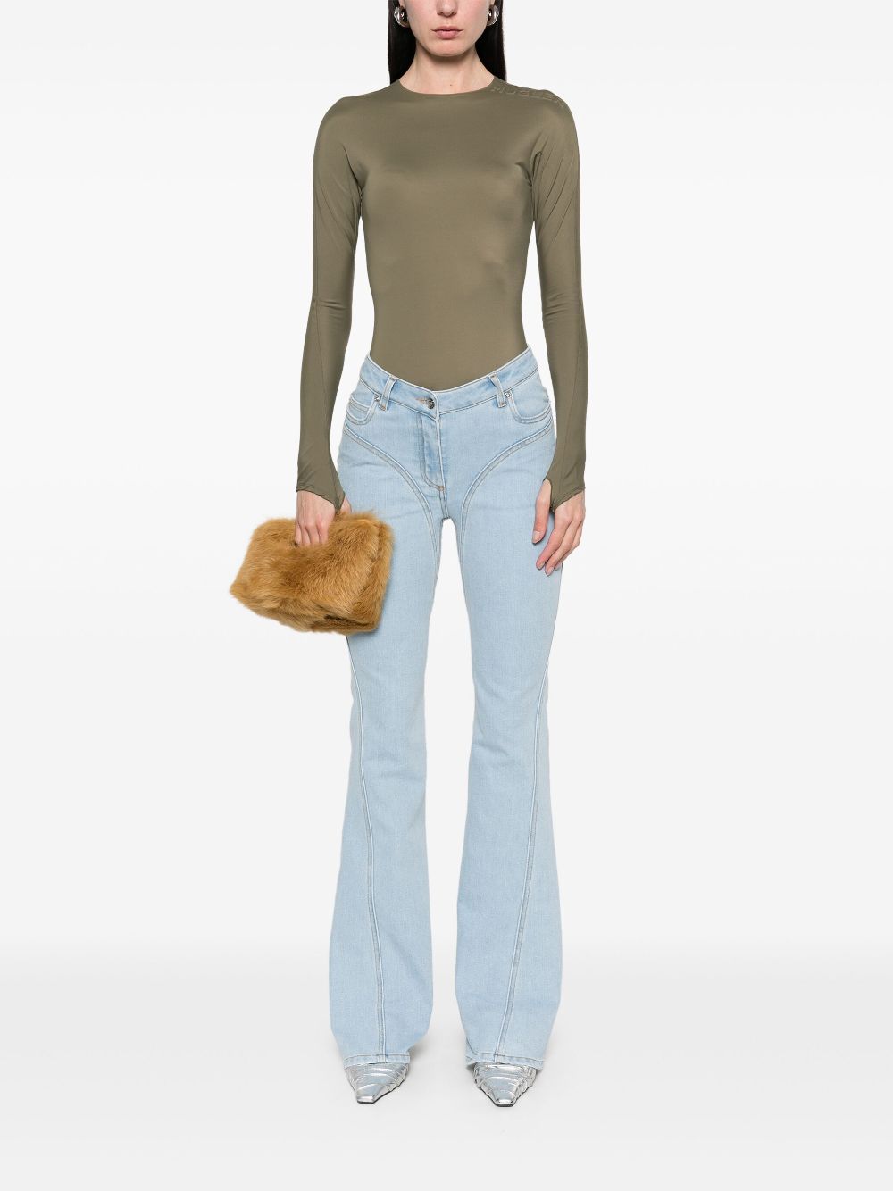 Mugler Flared jeans - Blauw