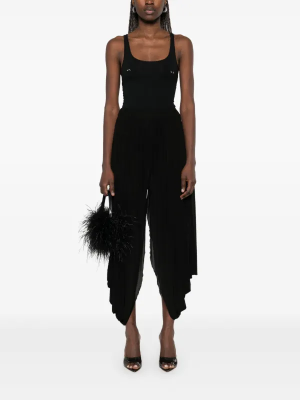 Mugler Pierced Bodysuit | Black | FARFETCH
