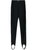 Mugler corseted leggings - Black