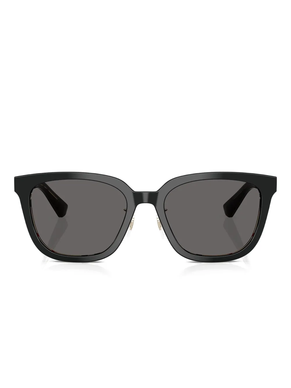 Burberry Eyewear BE4446D Top Black On Vintage Check Zwart